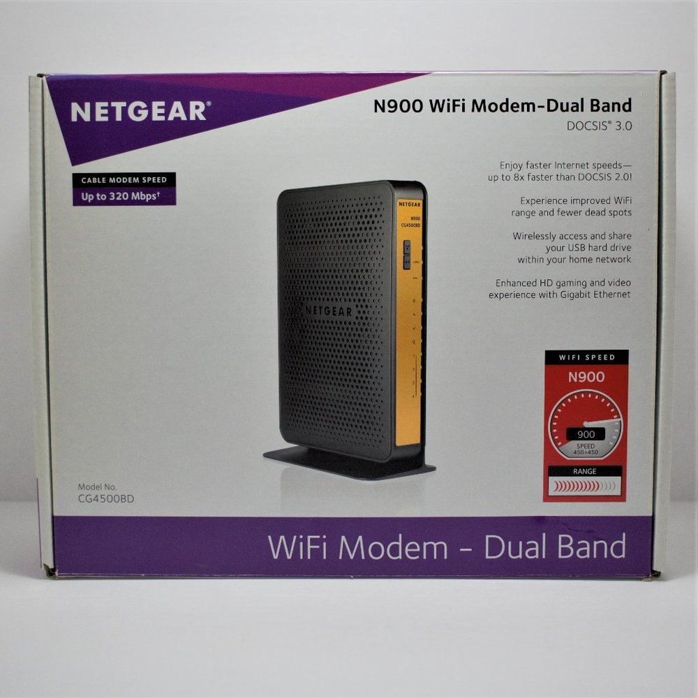 Netgear N900 4-Port Wireless Router (CG4500BD)